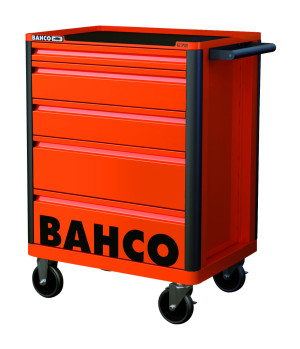 Carrinho de ferramentas E72 de 26" com 5 gavetas branco 693 mm x 510 mm x 955 mm Bahco 1472K5WHITE