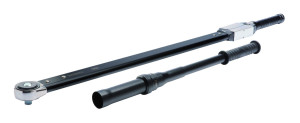 Chave dinamométrica de encaixe livre com pré-configuração mecânica de unidade quadrada 3/4" 130 - 650 Nm Bahco 75P3-650