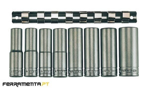 Jogo de Chaves de Caixa 1/2'' 8 Peças Teng Tools M1208-6