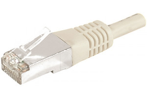 MCAD DEXLAN Cordon RJ45 categorie 6A F/UTP gris - 15 m