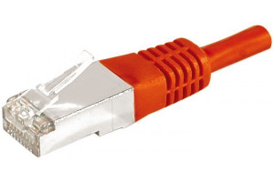 MCAD DEXLAN Cordon RJ45 categorie 6A F/UTP rouge - 20 m