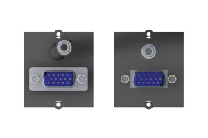 MCAD BACHMANN Plastron VGA + jack audio 3,5 mm