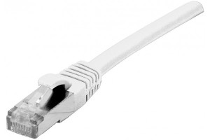 MCAD DEXLAN Cordon RJ45 categorie 6A S/FTP LSOH snagless blanc - 0,3 m