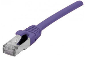 MCAD DEXLAN Cordon RJ45 categorie 6A S/FTP LSOH snagless violet - 7,5 m