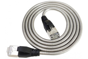 MCAD Cordon RJ45 CAT 6A U/FTP arme anti-rongeur - 10 m