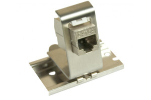 MCAD Support 1 port keystone pour rail DIN