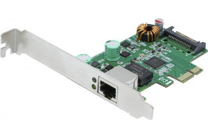 Dexlan Carte Injecteur PoE+ 40W 2.5 Gigabit STD  Low Prof.
