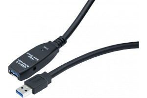 MCAD Cordon de rallonge USB-A 3.0 de 20 metres avec amplification electronique