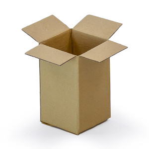30 Single Wall Cardboard Boxes - 76 x 76 x 127 mm (3 x 3 x 5 inches) - Kite Packaging