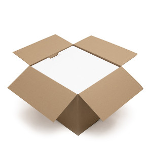 2 Single Wall Cardboard Boxes - 460 x 460 x 384 mm (18.15 x 18.15 x 15 inches) - Kite Packaging