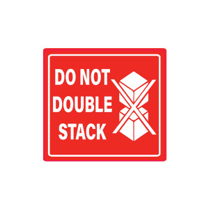 Printed label - DO NOT DOUBLE STACK - 120x110 mm - roll of 500