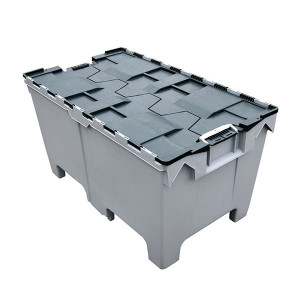 Stackable Plastic Pallet Box - 900 x 500 x 400 mm - Kite Packaging