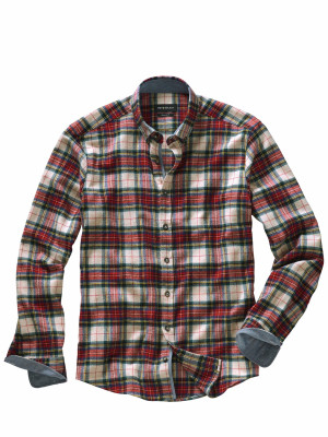 Mey & Edlich Stewarts Flanellhemd Rot 44