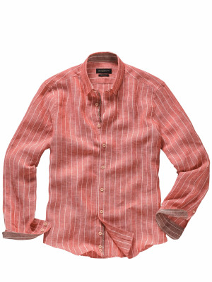 Mey & Edlich Trastevere-Leinenhemd Rot 43