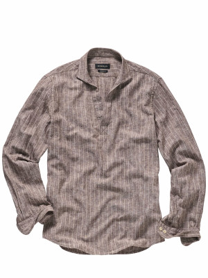 Mey & Edlich Peaky-Coast-Schlupfhemd Braun 42