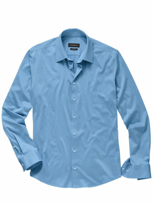 Mey & Edlich Jersey-Hemd Blau 44