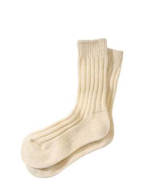 Dorma Vita Alpaka-Socke Weiß 39-42