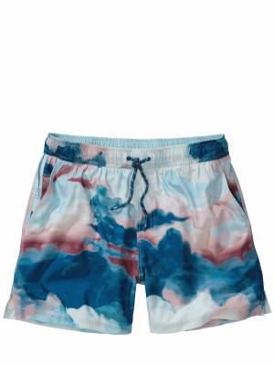 Mey & Edlich Resort-Badeshorts Aquarell Blau XL
