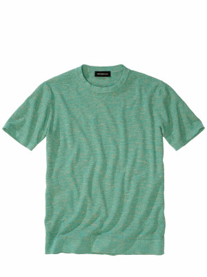 Mey & Edlich Two-Tone-T-Shirt Grün 50