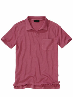 Mey & Edlich Struktur-Polo Rosa XL