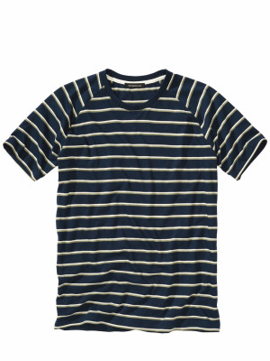 Mey & Edlich Küstenlinie-Shirt Blau M