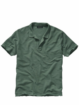 Mey & Edlich Dreifach-Locker-Polo Grün L