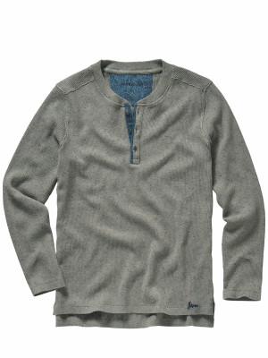 Mey & Edlich Maschenwerk-Henley Grau 3XL