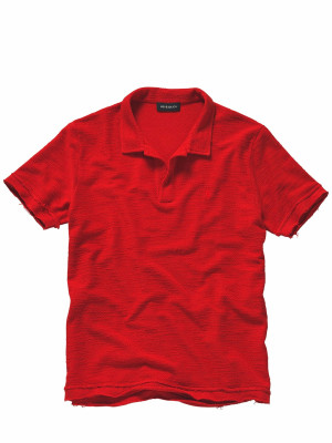 Mey & Edlich Dreifach-Locker-Polo Orange S