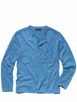 Mey & Edlich Sommerstrick-Henley Blau 56