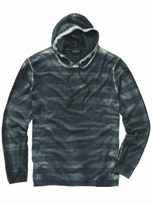 Mey & Edlich Nebelspur-Merino-Hoodie Schwarz 50