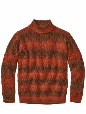 Mey & Edlich Flammen-Mockneck Orange 58