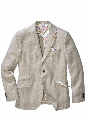 Mey & Edlich Toskana-Leinenanzugsakko Beige 58