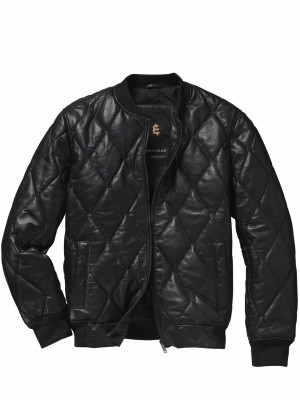 Mey & Edlich Understatement-Lederjacke Schwarz 48