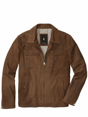 Mey & Edlich Leder-Blouson Cuoio Braun 52
