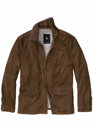 Mey & Edlich Chore-Lederjacke Braun 58
