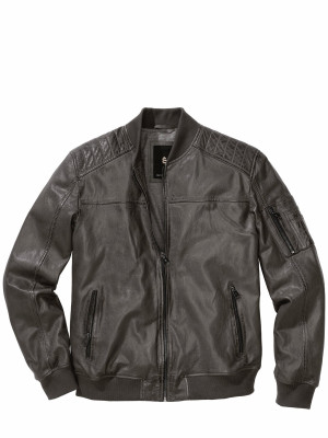 Mey & Edlich Lederblouson Cockpit Grau 54