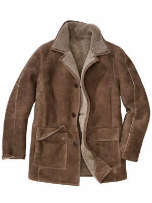 Mey & Edlich Lammfelljacke Kals Braun 54