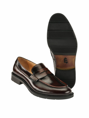 Mey & Edlich Klassischer Penny-Loafer Braun 43