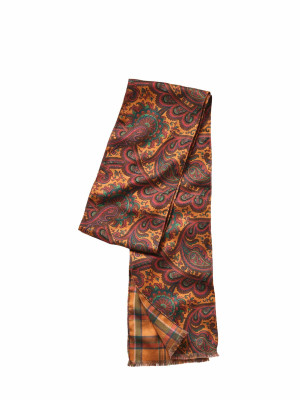 Mey & Edlich Paisley-Krawatten-Schal Beige 01
