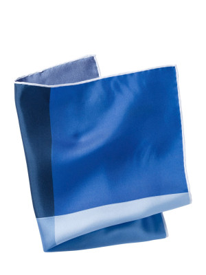Mey & Edlich 4xKolorit-Einstecktuch Blau 01