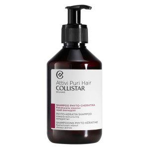Collistar Attivi Puri Hair Shampoo Phyto-cheratina - Ristrutturante Intensivo Capelli Danneggiati 250 ML