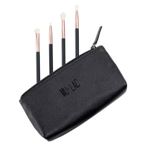 MULAC Eyessential Brushes - Kit Pennelli Occhi + Pochette