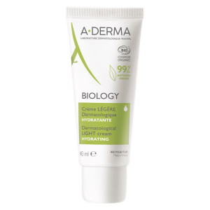 A-Derma Biology Crème Légère Dermatologique Hydratante 40 ML
