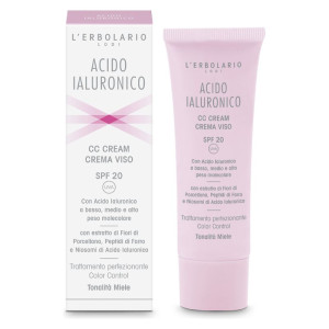 L'Erbolario Acido Ialuronico Cc Cream Crema Viso Spf 20 50 ML
