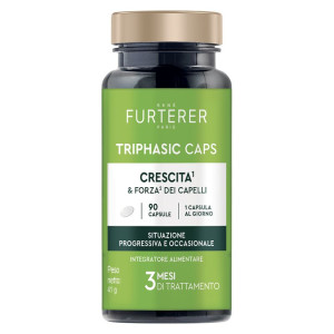 RENE FURTERER Triphasic Caps Integratore Alimentare Crescita & Forza Dei Capelli Situazione Progressiva E Occasionale 90 PZ
