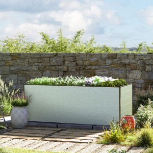 195 x 99 x 77 cm Hochbeet, Aluminium eloxiert - (GFPV00342)