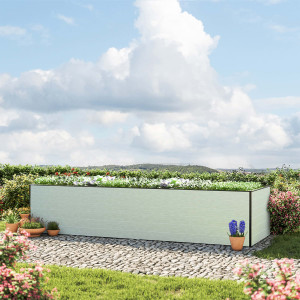 351 x 119 x 77 cm Hochbeet, Aluminium eloxiert - (GFPV00395)