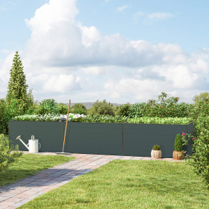 444 x 150 x 77 cm Hochbeet, Anthrazit - (GFPV00429)