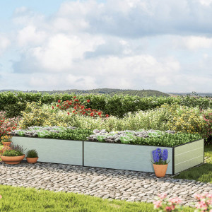 297 x 119 x 39 cm Hochbeet, Aluminium eloxiert - (GFPV00547)