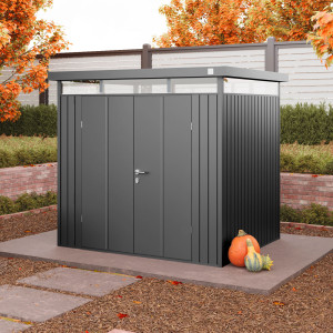 PRIMEYARD 210 x 180 cm Gerätehaus, anthrazit - (GFPV00982)